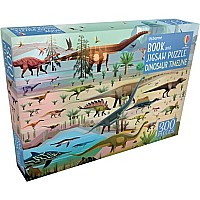 Dinosaur Timeline (Ir) -    Book & Jigsaw Puzzle