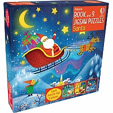 Santa - Book & 3 Jigsaw Puzzles