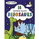 Stained Glass Coloring, Dinosaurs