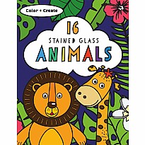 Stained Glass Coloring Animals