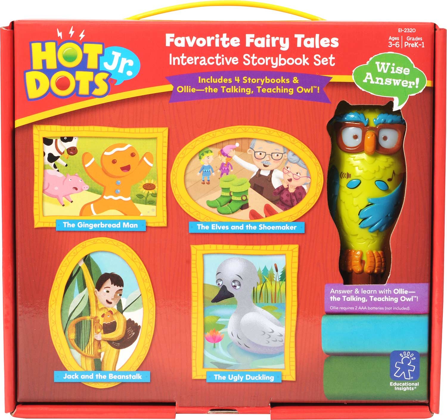 Hot Dots Jr. Favorite Fairy Tales Interactive Storybook Set with Ollie Pen  - The Toy Box Hanover