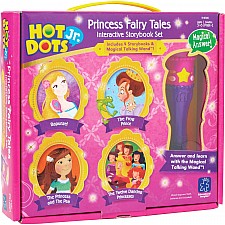 Hot Dots Jr. Princess Fairy Tales Set with Magical Talking Wand Pen