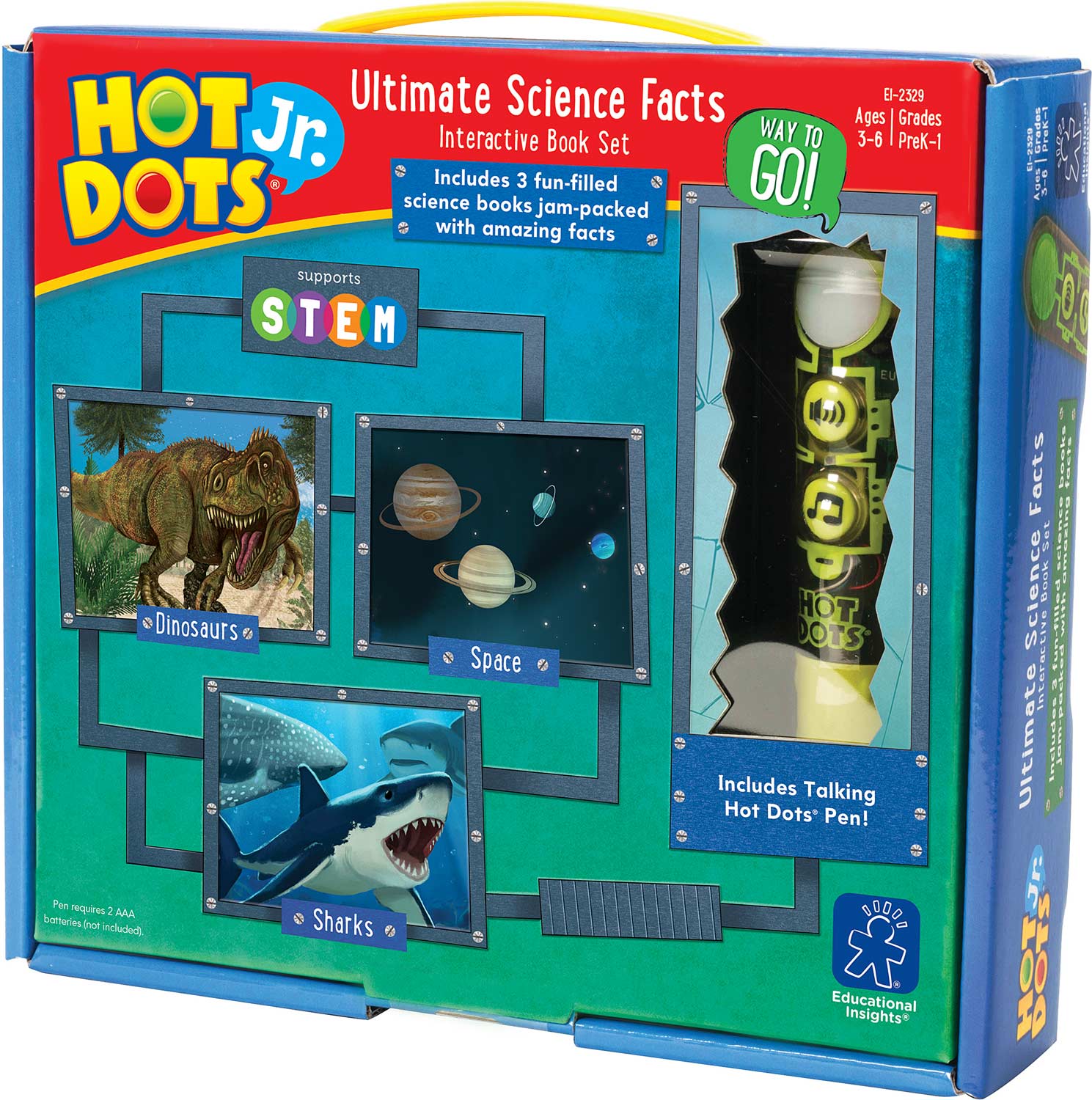 Educational Insights Hot Dots Jr Ultimate Science Facts Interactive Book Set 