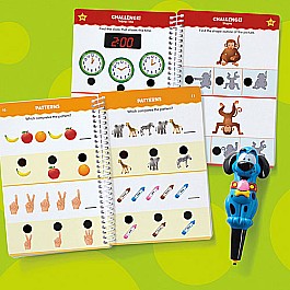Hot Dots® Jr Let's Master Kindergarten Math Set with Ace—The Talking Teaching Dog® Pen