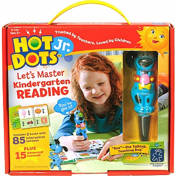 Hot Dots Jr. Let's Master Kindergarten Reading Set with Ace Pen