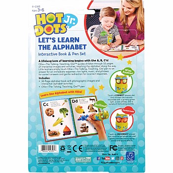 Hot Dots Jr. Let's Learn the Alphabet Interactive Book & Pen Set