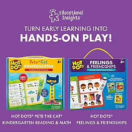 Hot Dots® Kindergarten Essentials Reading and Math Workbook