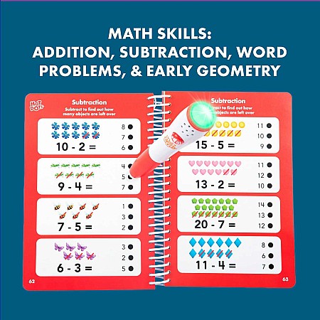 Hot Dots® First Grade Essentials Reading and Math Workbook