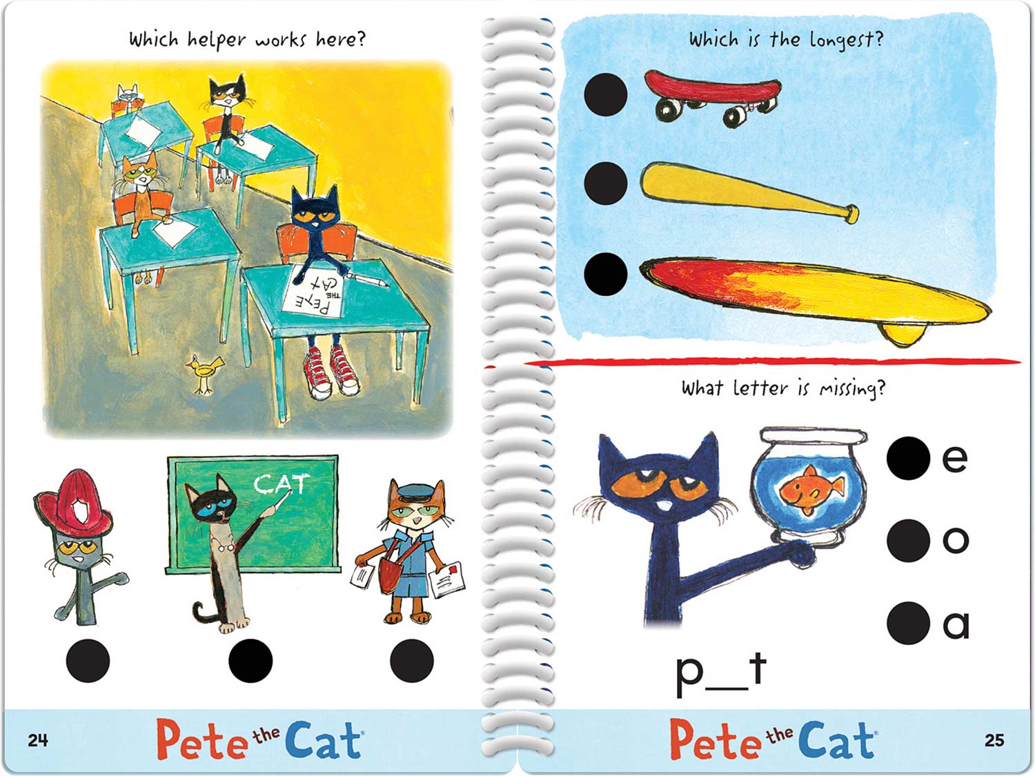 Hot Dots Jr Pete The Cat I Love Kindergarten Set + Pen