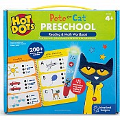 Hot Dots Pete the Cat Preschool Reading and Math