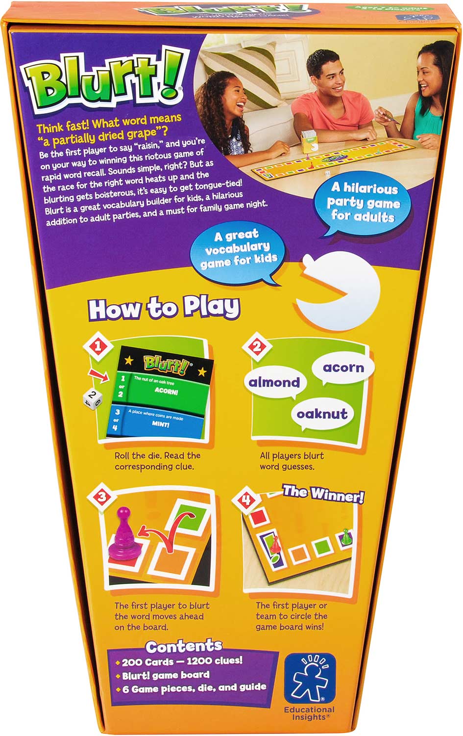  Educational Insights Freeze Up, Fast Action Pass Around  Category Game, 2 Or More Players, Ages 8+ : Toys & Games