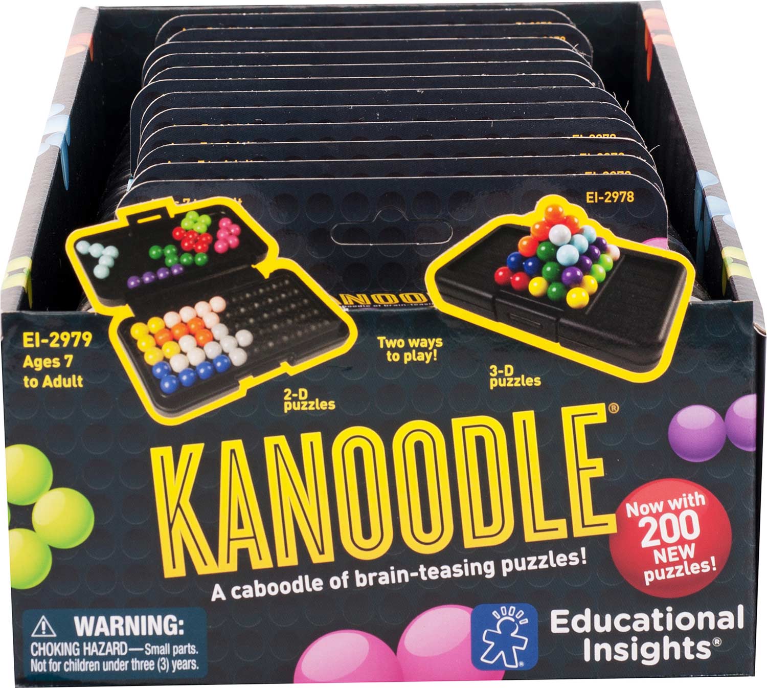 Kanoodle Display (12 Games) - Kiddlestix Toys
