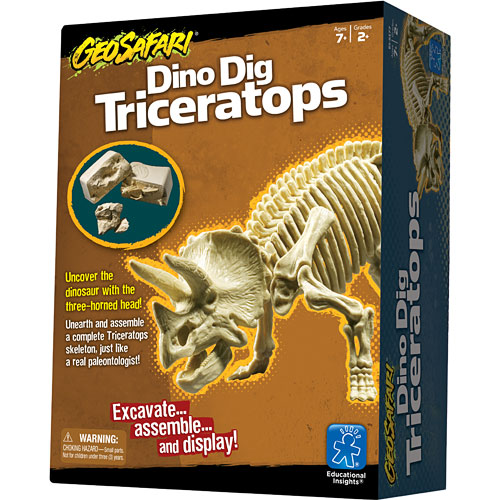 the dig team dino dig site triceratops