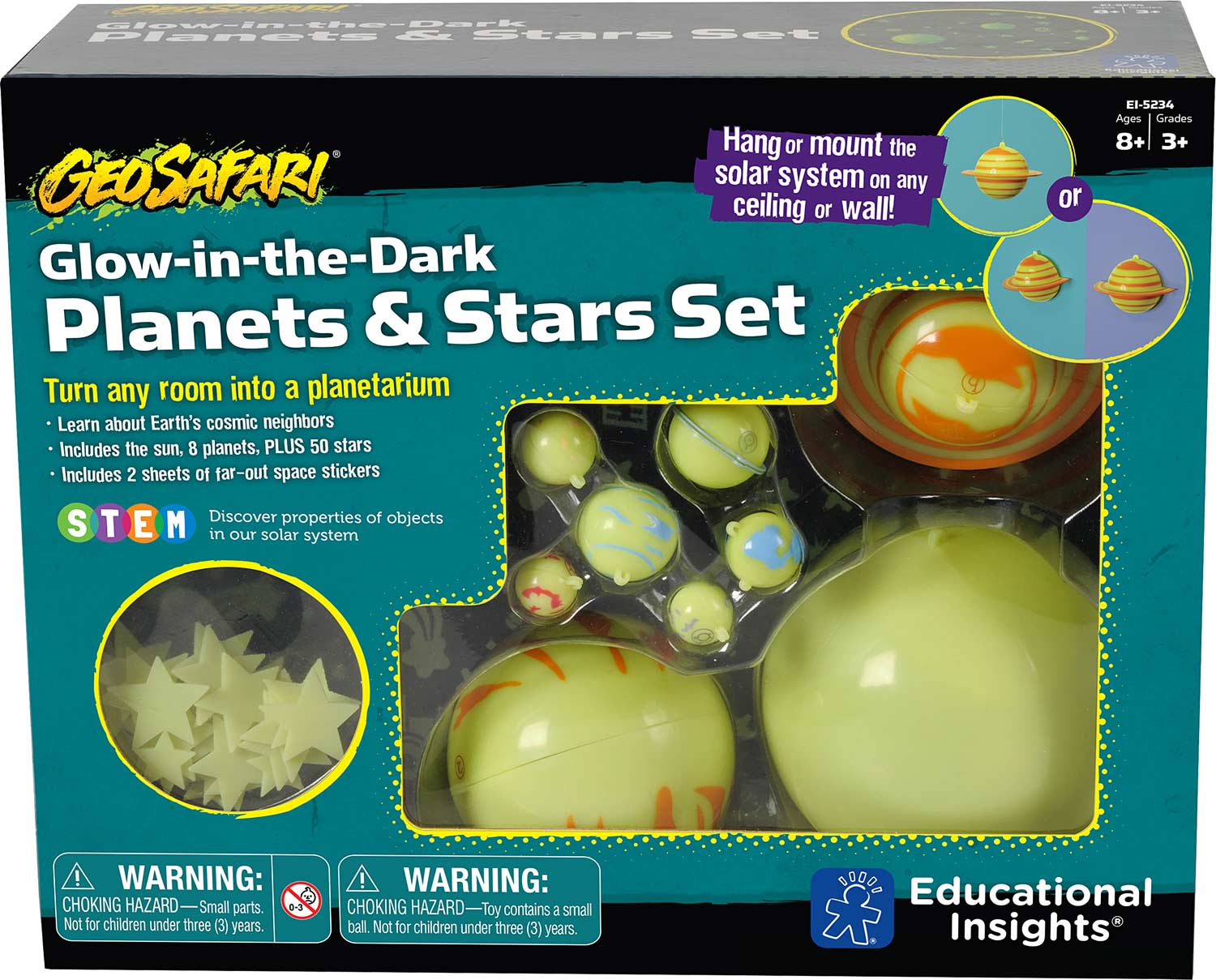 Glow In The Dark Stars And Planets Walmart