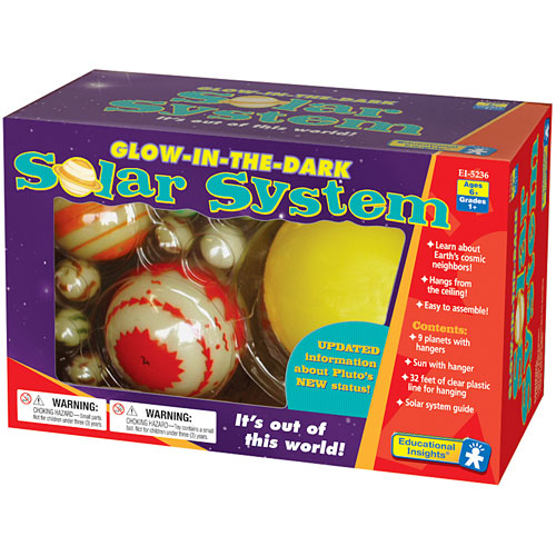 Educational Insights Glow in The Dark Solar System 5236 for sale online 