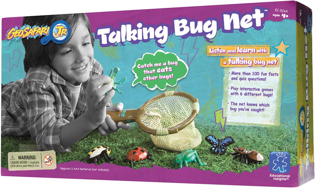 Geosafari Jr. Fun Facts Talking Bug Net - Fun Stuff Toys