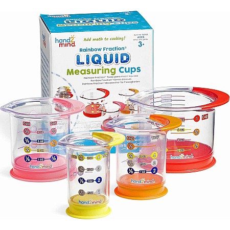 Rainbow Fraction® Liquid Measuring Cups