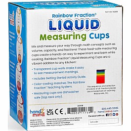 Rainbow Fraction® Liquid Measuring Cups