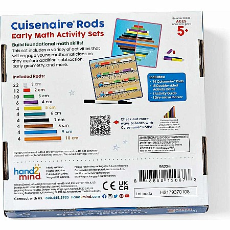 Cuisenaire Rods Early Math Activity Set