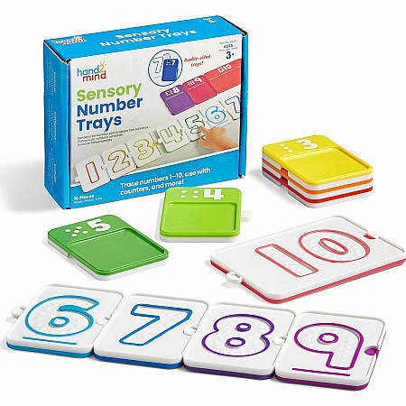 Sensory Number Trays