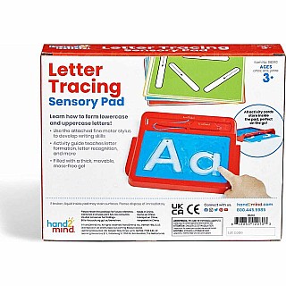 Letter Tracing Sensory Pad