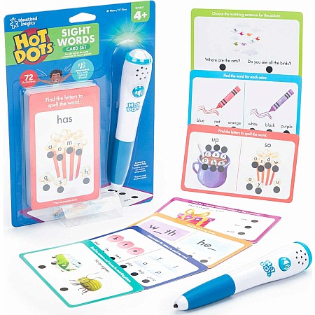 Hot Dots Sight Words Card Set