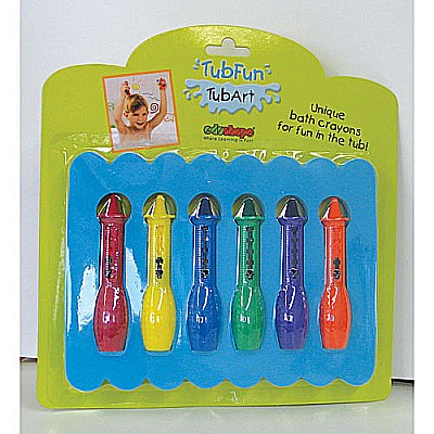Tub Art - Crayons Set 6 with holder