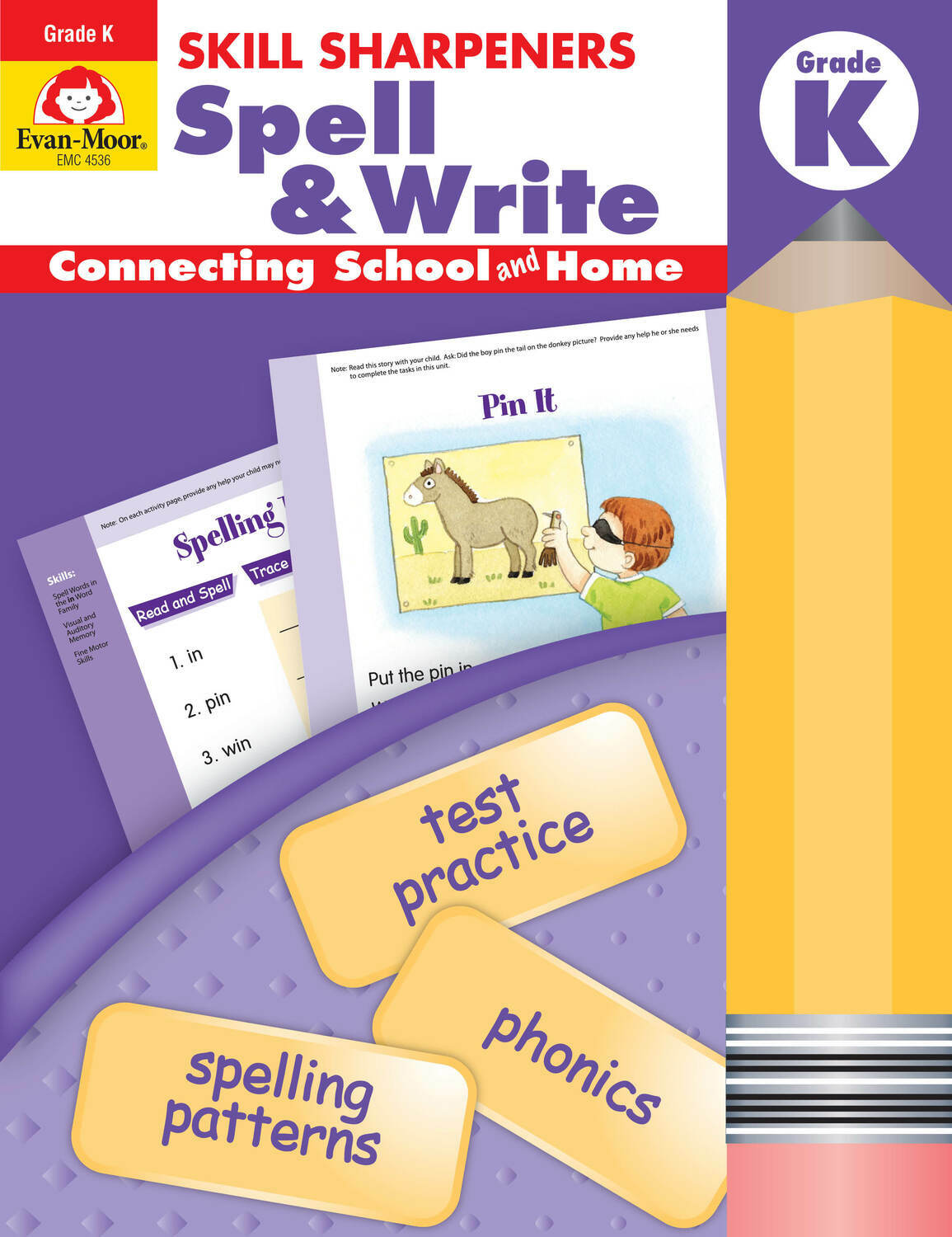 Skill Sharpeners: Spell & Write, Grade K - from Evan-Moor Educational ...