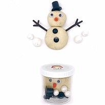 Snowman Mini Dough-To-Go