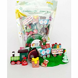 Sensory Play Dough Kit, Christmas Train