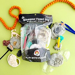 Dinosaur Fossil Dig (Cookies and Cream) KidDough Play Kit