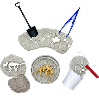 Dinosaur Fossil Dig (Cookies and Cream) KidDough Play Kit