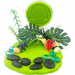 Earth Grown KidDough Play Kit, Dino Jungle/Watersmellon