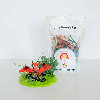 Earth Grown KidDough Play Kit, Dino Jungle/Watersmellon