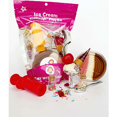 Ice Cream (Neapolitan) KidDough Play Kit