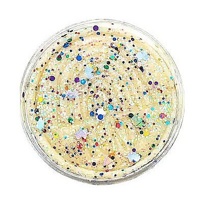 White Unicorn Rainbow Glitter Half Pound Sensory Play Dough