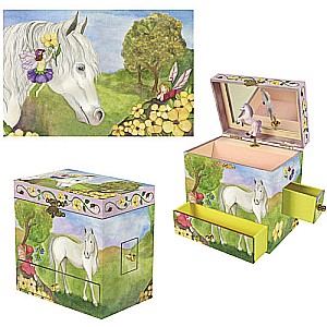 Fairy Horse Jewelry Music Box