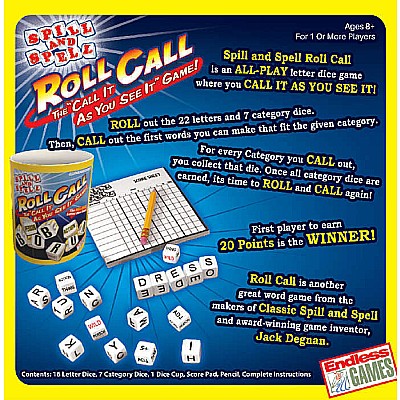 Spill  Spell Roll Call