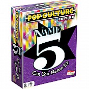 Name 5-pop Culture Edition
