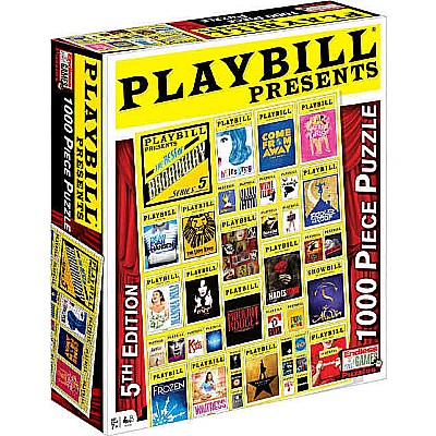 Playbill Broadway Cover 1000 PC Puzzle
