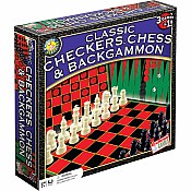 Checkers, Chess  Backgammon