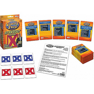 Family Feud Strike Out Card Game