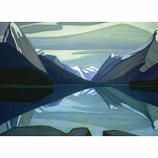 Maligne Lake Jasper Park By Lawren Stewart Harris 1000-piece Puzzle