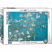 Almond Branches In Bloom By Vincent Van Gogh 1000-piece Puzzle