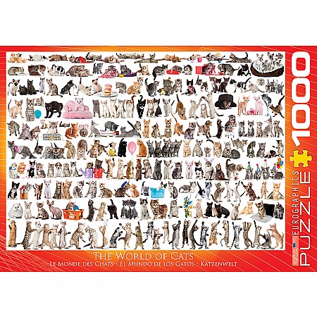 World of Cats 1000-Piece Puzzle