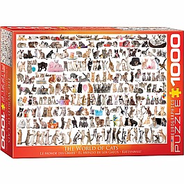 World of Cats 1000-Piece Puzzle