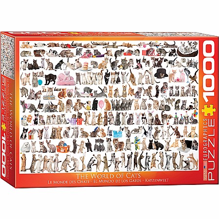 World of Cats 1000-Piece Puzzle