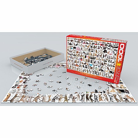 World of Cats 1000-Piece Puzzle