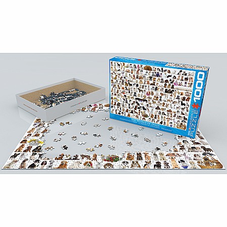 World of Dogs 1000-Piece Puzzle 1000-Piece Puzzle