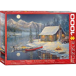 A Cozy Christmas By Sam Timm 1000-piece Puzzle